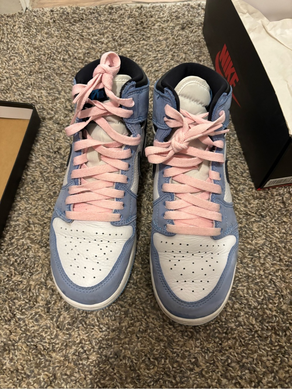 University Blue Retro 1 High 5.5